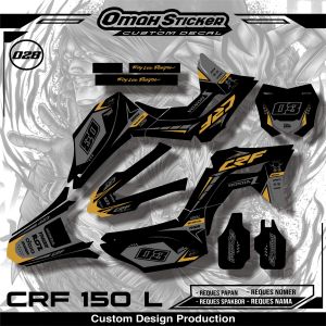 Decal Stiker Fullbody Honda CRF 150   Stiker Dekal CRF 150 PAPAN RMZ  . ADT.028
