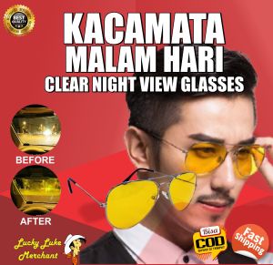 Kacamata Night Vision Glasses Car Mobil Driving Clear View Model Korea