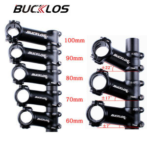 【Ready Stock in PH】 BUCKLOS Handlebar Stem Aluminum Alloy Bicycle Stem 7/17/23° Bike Stem Negative for MTB Road Bike