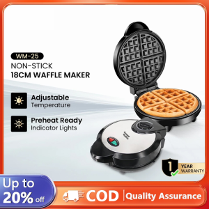 Belgian Waffle Maker with Temperature Control (Stainless Steel) WM-25