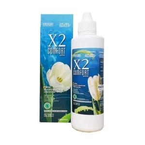Cairan Softlens X2 Comfort Air Bilas Pembersih Soflens Contact Lens Kemasan 60ml 120ml 500ml