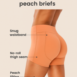 Comfort Panties Simulation Lift and Invisible Butt-lifting Pants Buttock Enhancement Elastic Waistband