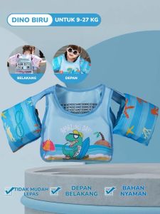 Pelampung Berenang Anak Vest / Pelampung Tangan Life Vest Motif Dino Unicorn Lucu