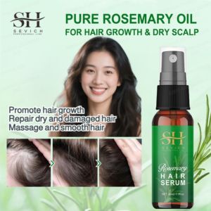 Rosemary Hair Oil Spray Promote hair growth Effective in one week Repair dry and damaged hair Massages and softens hair Shiny scalp care lotion