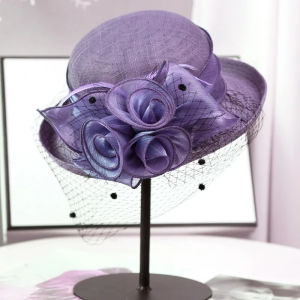 Flower Fascinators Races Hats For Women Elegant Banquet Fascinator Hat Girls Ladies Formal Wedding Dress Fedora Hats