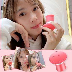 Dụng Cụ Bóng Tập Nâng Cơ Thu Gọn Mặt Tạo Hình Chữ V Bằng Silicone Màu Hồng