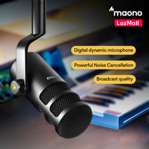 MAONO PD100 Professional XLR Cardioid Studio Dynamic Microphone for Vocal RecordingStreamingVoice-Over Sound Card RecordingPodcasts MicWorks for Audio InterfaceMixerSound Card-PD100