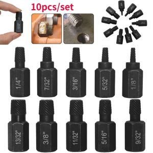 DEKES 25/10pcs Broken Bolt Remover Hexagon Vehicle Hand Tools Broken Screw Removal Tools Damaged Extractor