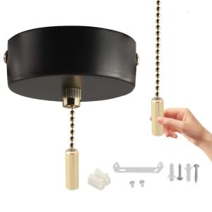 60mm Vòng dây kéo Thiết bị chuyển mạch 150cm dây dài kim loại cứng nhà ở đèn trang trí thiết bị điều khiển cho trần