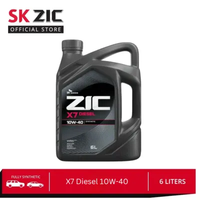 SK ZIC X7 10W-40 Diesel Fully Synthetic CI-4/SL 6 Liters 6 Litres