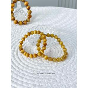 DA Crystal Golden Tiger Eye Crystal Bracelet