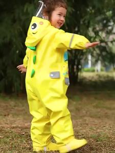 Childrens  Raincoat Rain Pants Suit Rain-Proof for Boys and Girls Waterproof Clothing Full Body Kid Baby 2022 New Poncho