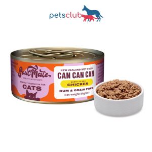 [Bundle of 12/24] SoulMate - Can Can Can Gum & Grain Free Canned Cat Food 85g 3 Flavors Available