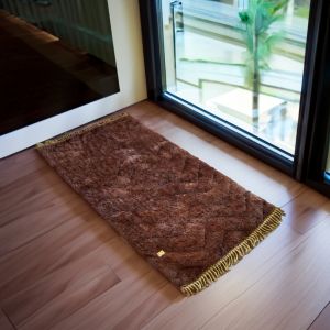 Sajadah Bulu Quilting Empuk Antislip Ukuran 115x60cm dengan Tas