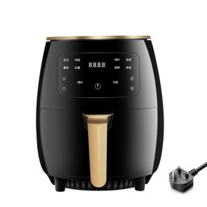 HUNIU 6L Air Fryer Multi-functional Touch Screen Digital Air Fryer Machine Easy To Clean Nonstick Electric Fryer Household