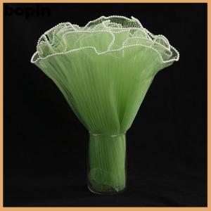 Bopin 28cmx1M Flower Wrapping Paper Wave Yarn Florist Bouquet Packaging Lace Mesh Florist Bouquet Gift Packaging Supplies