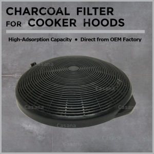 Carbon Charcoal Filter for Cooker Kitchen Hood Compatible with Ariston Brandt Delizia EF Elba HOBZ Mayer Rinnai Tecno Uno Valenti Whirlpool