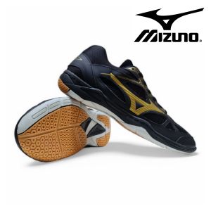 SEPATU BADMINTON MIZUNO SOL KARET BERDECIT DI JAHIT SEKELILING / SEPATU OLAHRAGA BULUTANGKIS VOLI