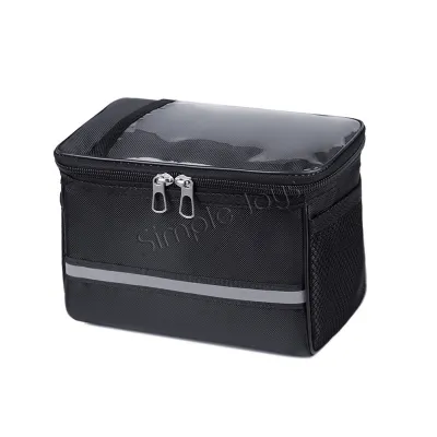 Compact Bicycle Front Bag For Handlebar With Transparent Window Bike Accessories