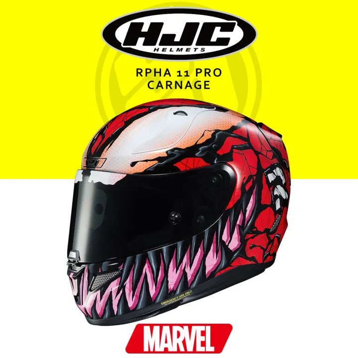 hjc carnage helmet RPHA 12N KEPINA  HELMETS US When deciding on a new helmet and safety is your top priority you cannot go wrong with a full face helmet Carnage Hjc Rpha 11 Carbon