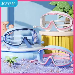 JCSYFAC Kính bơi cho trẻ em trẻ mới biết đi 3-15 chống sương mù không bị rò rỉ rõ ràng tầm nhìn rộng Kính bơi chàng trai cô gái hồ bơi phụ kiện bơi bãi biển