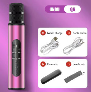 Mic Duet Bluetooth Mic Karaoke Wireless Q6 Portable KTV Microphone Bluetooth