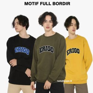 Hoodie & Sweatshirt ERIGO - Crewneck ERIGO - Jaket Sweater Dewasa ERIGO - Jaket Pria Wanita ERIGO