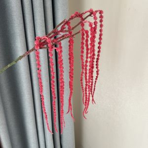 WAPKTY Multicolor Artificial Long Spikes Flower 11 Spikes Flower Foam Simulated Amaranthus Caudatus Beautiful Photo Props Hanging Amaranthus Flowers Home Decoration