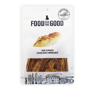 🐔 Food For The Good Air-Dried Chicken Breast Treats (300g) – High-Protein Grain-Free Snack for Cats & Dogs 🐾