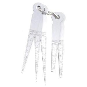 5 mảnh thép feeler Đồng hồ đo thiết lập precisions không gian Công cụ Đo với quy mô rõ ràng cho hàn & kiểm tra cơ khí