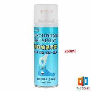 Time Zones สเปรย์ดับกลิ่นรองเท้า ซิลเวอร์ไอออนระงับกลิ่นกาย  ดับกลิ่นรองเท้าหนัง shoe deodorant