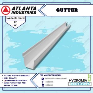 5PCS ATLANTA DURACON PVC GUTTER 8FT