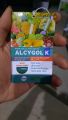Phân bón ALCYGOL K (500ml) hợp lực giữa Kali hòa tan 100%, với Đạm (N) chiết xuất từ Rong biển tự nhiên (ASCOPHYLLUM NODOSUM) giúp Dìu đọt lá xanh dày, Chặn đọt không cháy lá, Tạo mầm hoa không cháy lá, ra hoa tập trung,Chống rụng hoa. 