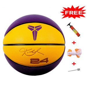 No. 24 Basketball Ball Size 7 Basketball Kobe Basketball Ball Original PU Leather NBA Basketball for Indoor and Outdoor