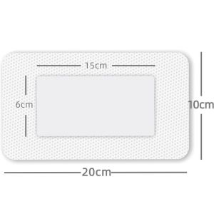 20PCS Sterile Dressing Waterproof Breathable Cushion Adhesive Plaster Wound Hemostasis Sticker First Aid Bandage Emergency Kit
