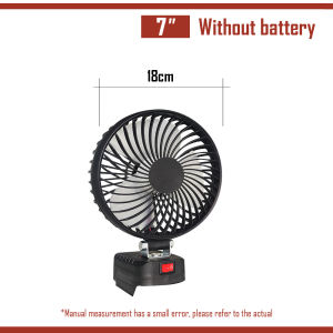 6/7 Inch Portable Fan for Makita Lithium Battery (No Battery) Outdoor Fan Cordless