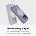 Sanptoch Premium Magsafe Phone Case For iPhone 13 / 14 / 15 Pro Max Translucent Matte Cover For iPhone 15 Plus Military Grade Shockproof Protection Casing. 