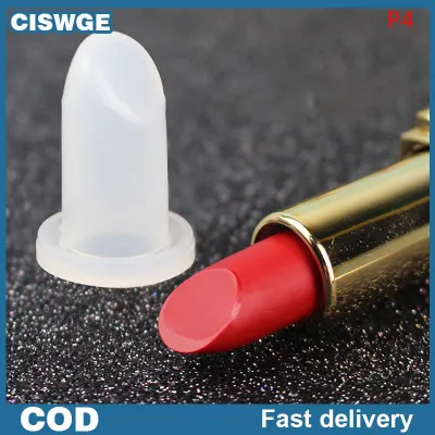 CISWGE 6 loại son môi Khuôn Silicone tự làm son dưỡng môi mỹ phẩm khuôn giữ công cụ thủ công