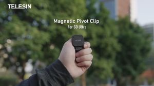 Telesin Insta360 Go ultra Magnetic Cap Clip Mount Pivot Clip