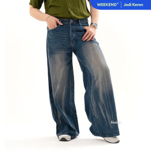 JINISO Oversize Baggy Loose Jeans Pria 750