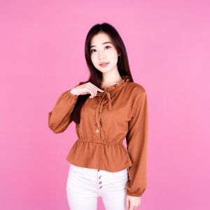 SABEELA - Blouse Mikela Fashion Wanita - Wanita Bahan Crepe