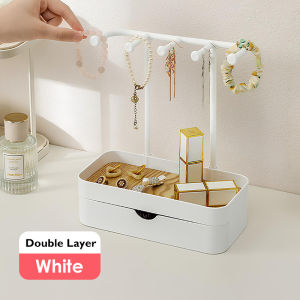 Jewelry Display Rack Wall Earring Holder Rack Storage Closet Organiser Jewelry Storage Stand Necklace Storage Box