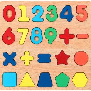 Diya Early Education Puzzle Toys ABC Alphabet Digital Puzzle Wooden Toys Kid Number Letter