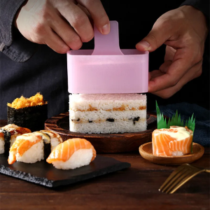 Non Stick Musubi Maker Press Onigiri Sushi Rice Mold Spams Musubi Meat Maker Mold With Small Rice spoon Kitchen Utensils