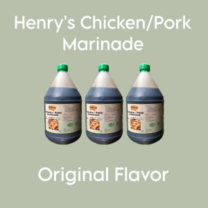 (NOTE: MAX 3 GALLONS ONLY) Henrys Chicken Marinade (3 gallons)