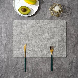 Placemat Kulit PU Premium Tahan Panas dan Anti Air untuk Dekorasi Meja Makan di Rumah dan Restoran