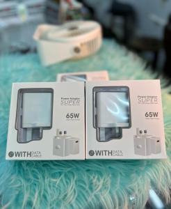 POWER ADAPTER SUPER 2IN 1 FAST CHARGER+DATA CABLE 65W SUPER FLASH CHARGE