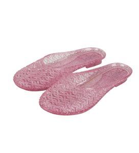 OKAIDO Sandal Mules Selop Wanita Cewek Perempuan Karet Clear Jelly Gaya Fashion Korea Style Kekinian