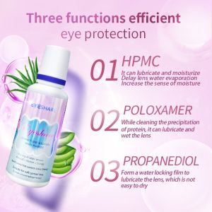 Eyeshare Aurora Series Brown Color Contact Lenses 2pcs Gray Contact Lens With Case