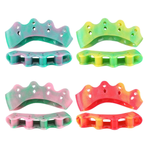 1 Pair Soft Toe Spacers for Foot Discomfort Breathable and Anti Slip Design Toe Corrector for Stability and Comfort